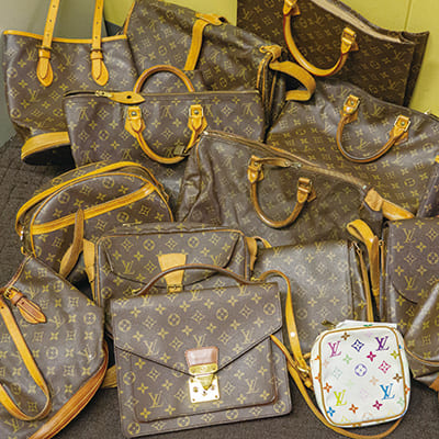 A collection of Louis Vuitton accessories has been bought!