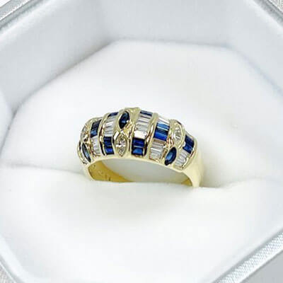 cincin 1.17ct K18YG