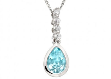 金券・商品券属買取ランキング2位 aquamarine pendant