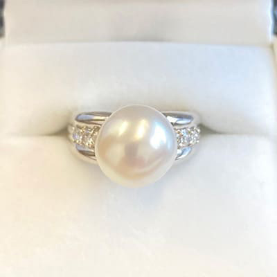 pearl ring pt900