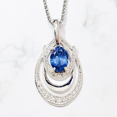 Kalung Tanzanite 0.81ct K18WG