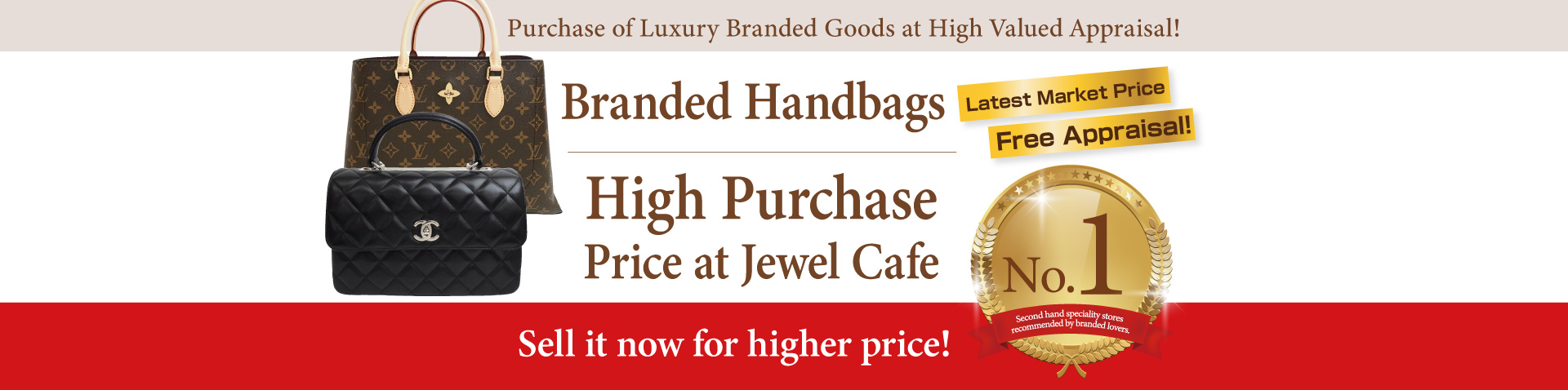 Purchase of branded handbag